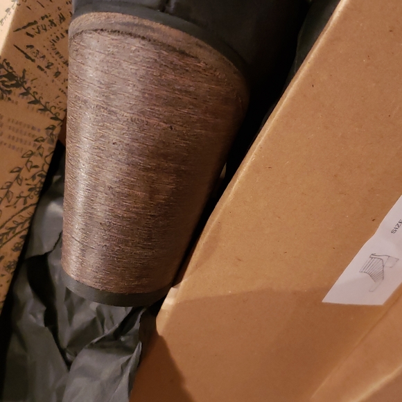 Free People New HYBRID Strappy Suede Leather Boots Booties NIB BLACK Women's 10 - Picture 13 of 14